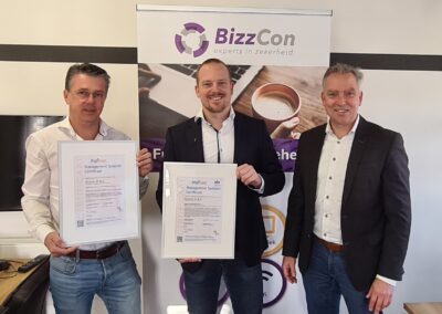BizzCon behaalt ISO27001 certificering